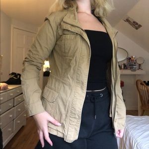 tan utility jacket